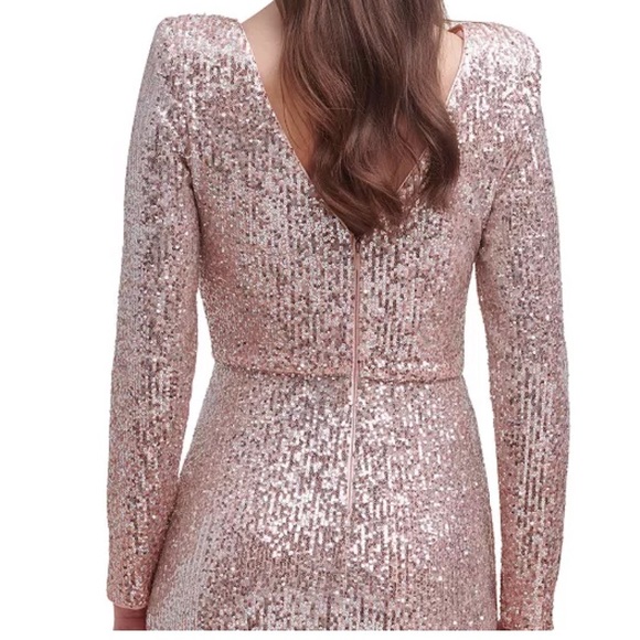 Eliza J blush ombré sequin gown - Picture 4 of 9
